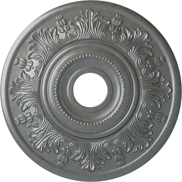 Ekena Millwork Vienna Ceiling Medallion (Fits Canopies up to 6 1/2"), 20"OD x 3 1/2"ID x 1 1/2"P, Platinum CM20VIPLS - main